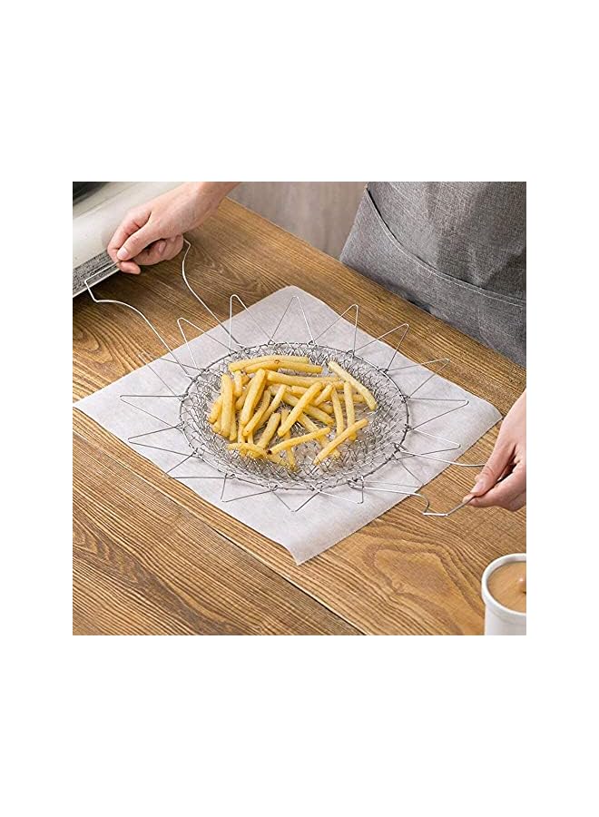 Stainless Steel Colander and Fryer Basket