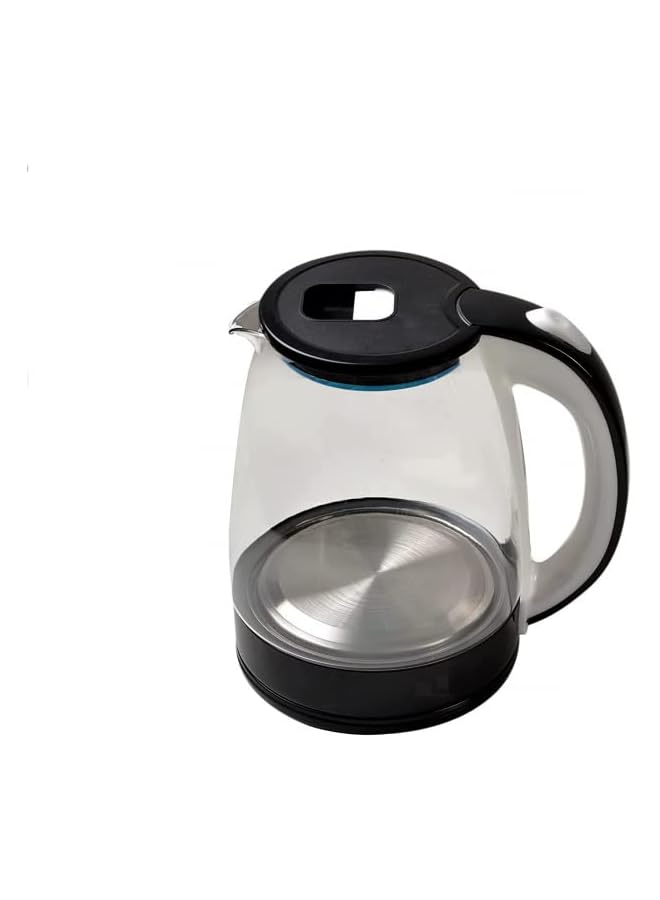 High Borosilicate Glass and Stainless Steel + ABS 2.0 L Electric Kettle