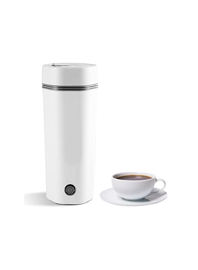 Electric Kettle for Travel, Travel Kettle Electric Small Stainless Steel, Portable Fast Water Boiler Automatic Shut-Off 350ML Mini Cup packaging may vary