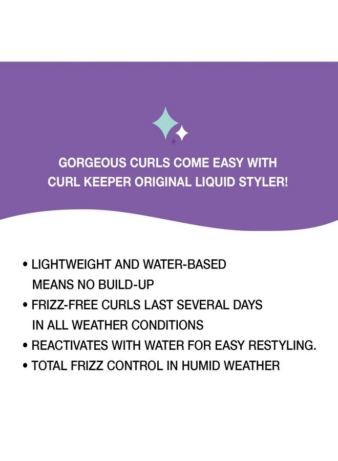 Original Liquid Styler: Total Control In All Weather Conditions For Well Defined Frizzfree Curls With No Product Build Up (338 Oz)