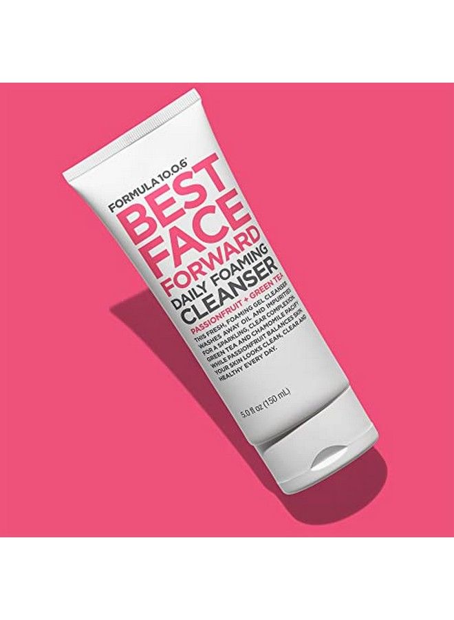 Best Face Forward Daily Foaming Cleanser Foaming Face Wash Cleanses Face Oil Vegan Parabenfree Sulfatefree & Crueltyfree 5 Fl Oz