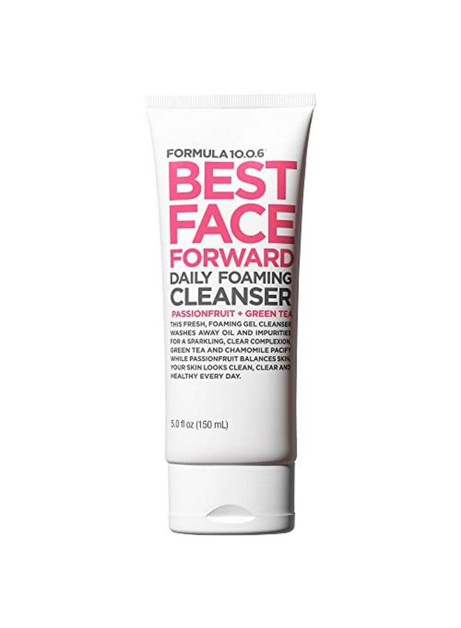 Best Face Forward Daily Foaming Cleanser Foaming Face Wash Cleanses Face Oil Vegan Parabenfree Sulfatefree & Crueltyfree 5 Fl Oz