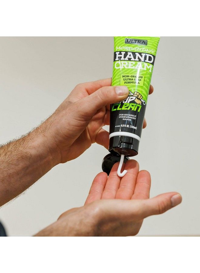 Hand Cream For Dry Cracked Hands | Mens Hand Cream Ultramoisturizing & Ultragrip Formula For Overworked Hands Moisturizing Lotion With Natural Ingredients Non Greasy (4.5Oz)