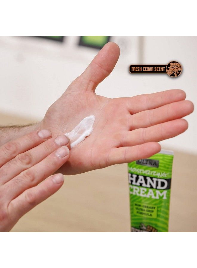 Hand Cream For Dry Cracked Hands | Mens Hand Cream Ultramoisturizing & Ultragrip Formula For Overworked Hands Moisturizing Lotion With Natural Ingredients Non Greasy (4.5Oz)