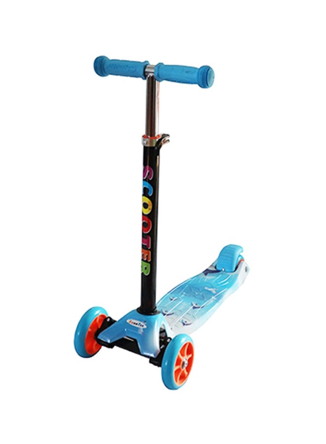 3-Wheel Camo Graffiti Scooter In Blue Sturdy And Authentic For Your Little One Multicolour ‎59x26.4x17.4cm