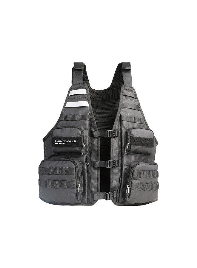 Bike Cycling Vest Multifunctional Fishing Vest Motorcycle Riding Hiking Camping Protective Vest