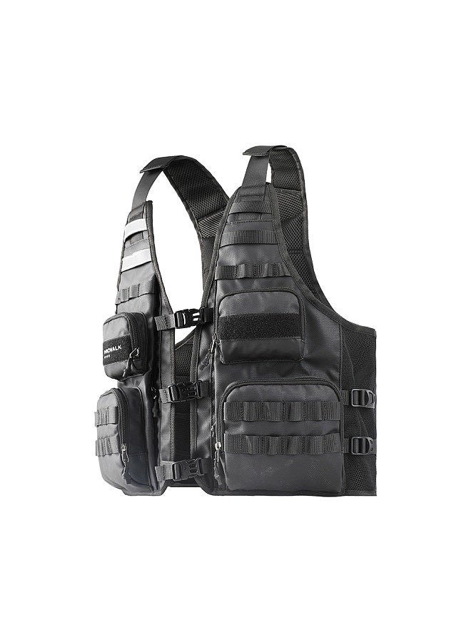 Bike Cycling Vest Multifunctional Fishing Vest Motorcycle Riding Hiking Camping Protective Vest