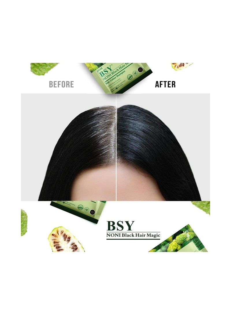 BSY Noni Black Hair Magic Dye 20ml 6 Sachet