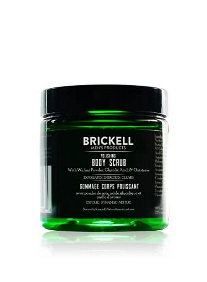 Brickell Men'S Polishing Body Scrub For Men Natural And Organic Body Exfoliator To Remove Dirt Prevent Blemishes And Brighten Skin (8 Ounce)