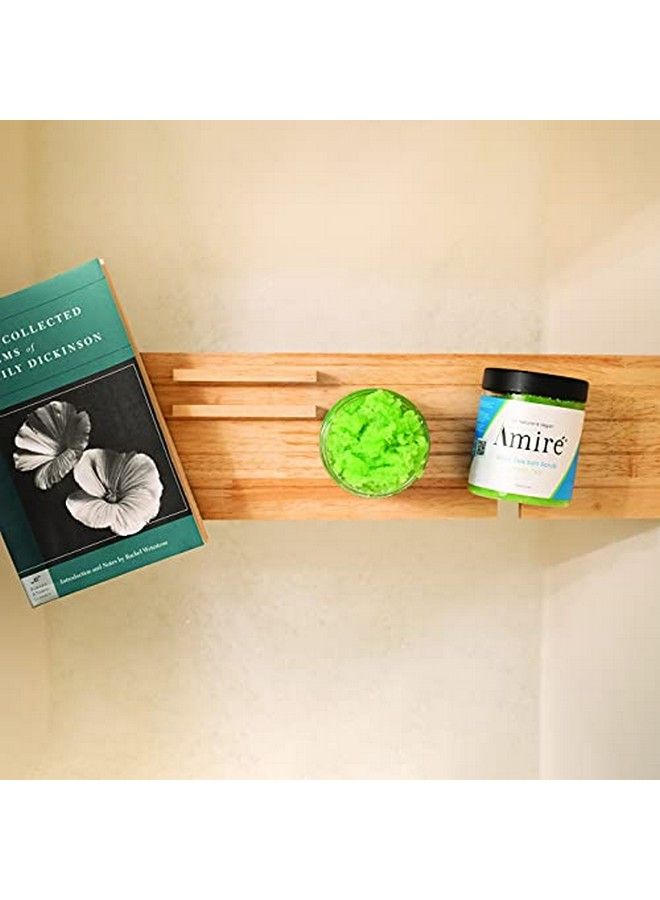 Green Tea Dead Sea Salt Body Scrub. All Natural Body Polish. Infused With Argan Peppermint And Sunflower Oil.