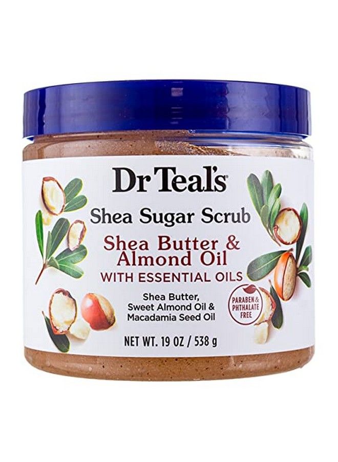 Dr. Teal'S Shea Sugar Scrub Shea Butter & Almond Oil 19 Ounce Jar