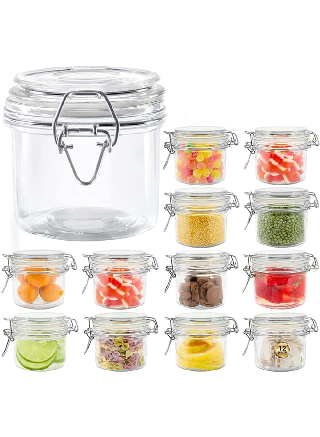 Storage Jars With Airtight Clip LidNut Stor