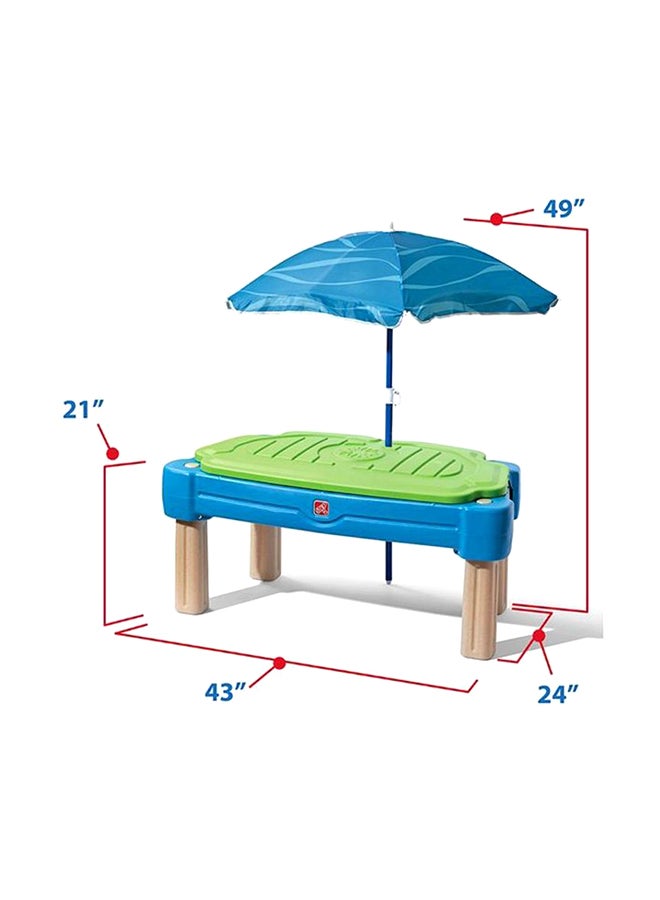 Cascading Cove Sand & Water Table 59x108x61cm