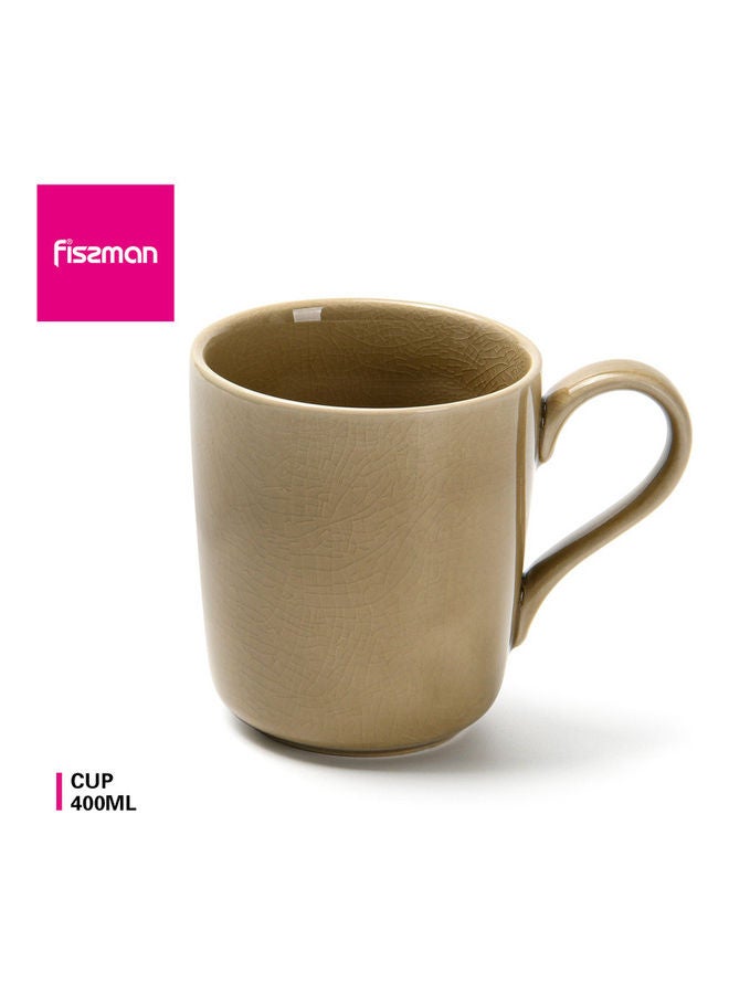 Ceramic Cup Brown 400ml