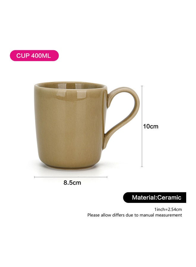 Ceramic Cup Brown 400ml