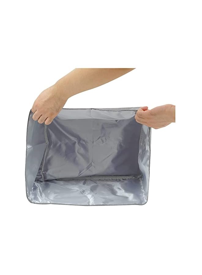 Air Fryer Dust Cover Heat-Resistant Waterproof Dust-Proof Nylon Fabric Dust Cover Case Protection for 4-6 Quart Air Fryer Pressure Cooker with 4 Storage Pockets Washable Fryer Dust Cover