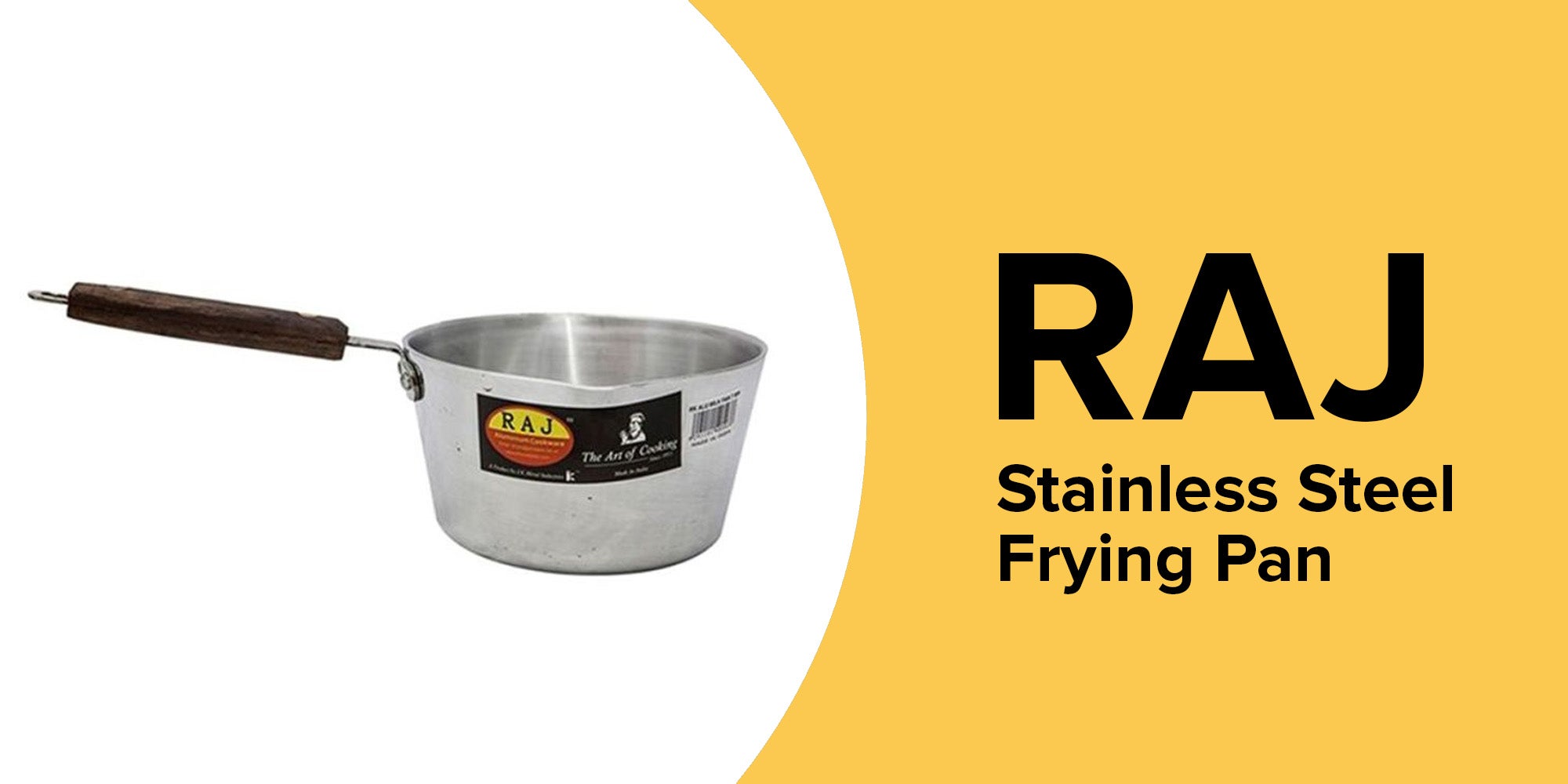 Stainless Steel Frying Pan Silver 22cm