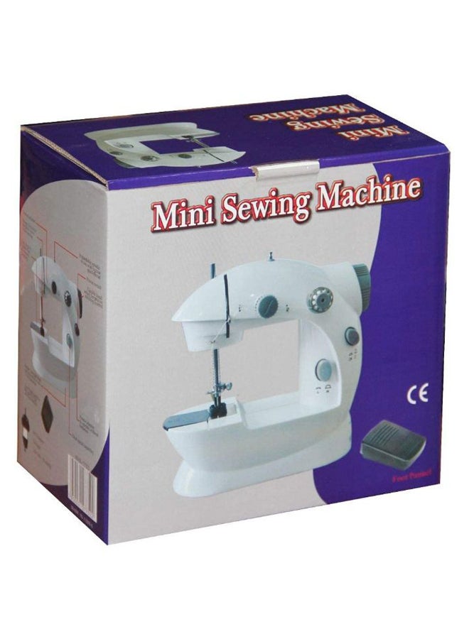 Portable Mini Sewing Machine HHE-7752 White/Grey