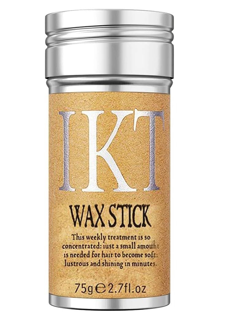 Hair wax stick wax stick for hair edge control slick stick hair pomade stick non-greasy styling wax long lasting strong hold styling waxes for fly away & edge frizz hair makes hair neat and tidy