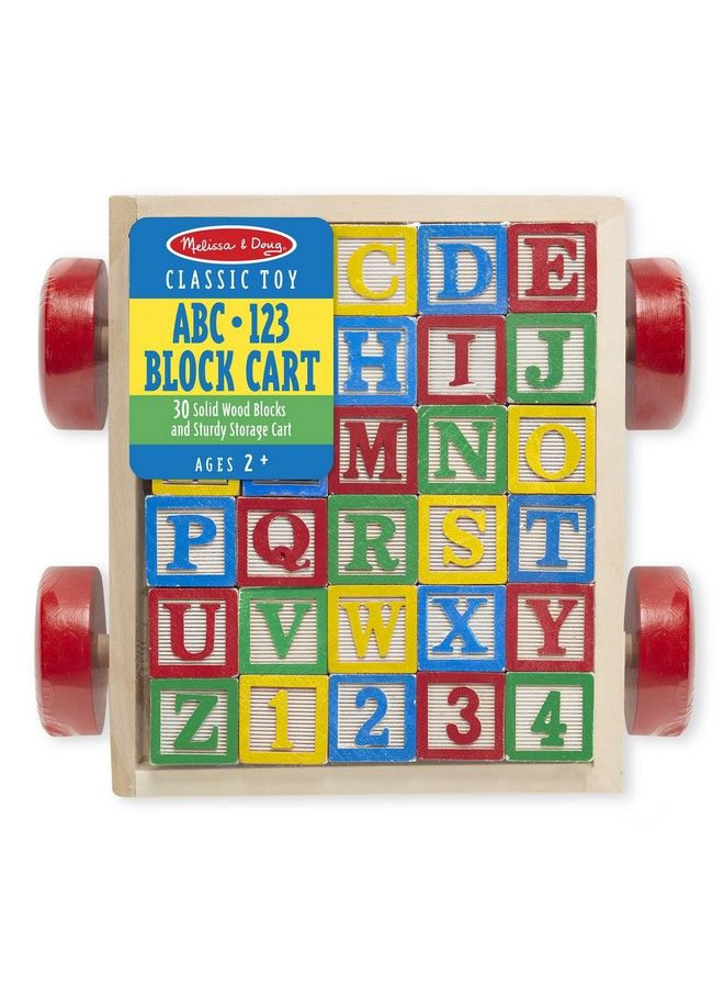 Classic Abc Block Cart 1 Count (Pack Of 1)