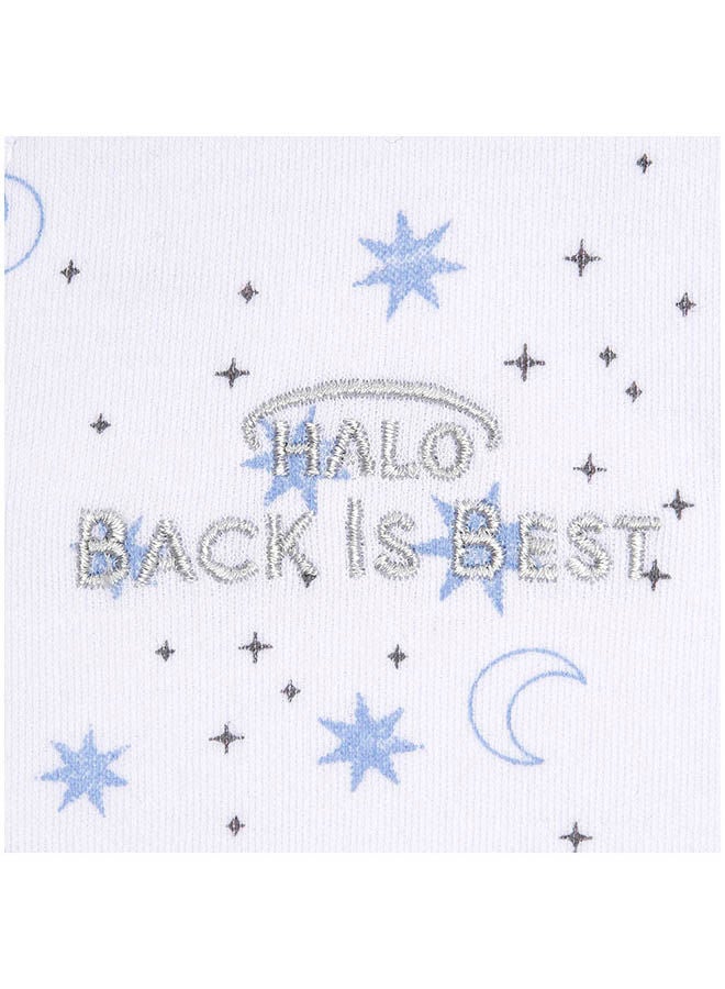 Sleepsack Swaddle 1.5 Tog  Cotton Midnight Moons Blue 0-3M (Package May Vary)