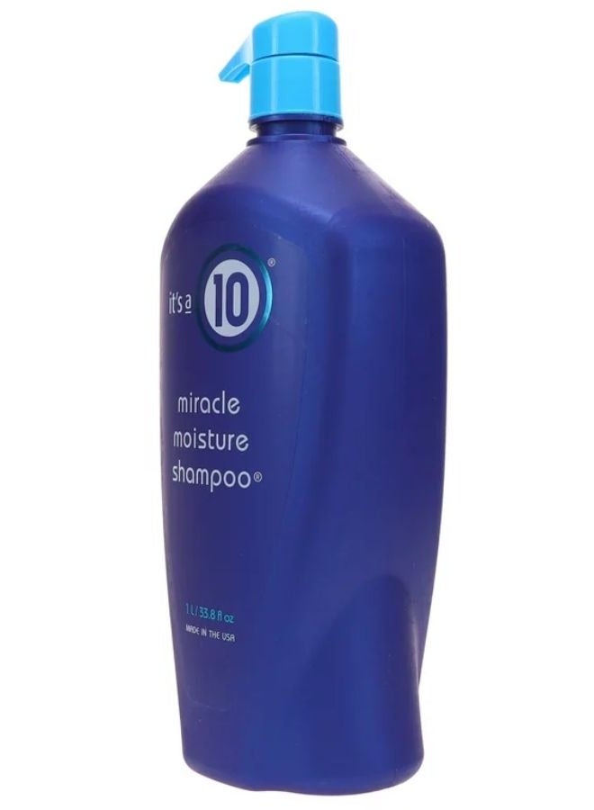 Miracle Moisture Shampoo, 33.8 fl. Oz, Hair care regime, Intensely Moisturizing, Healthy Shiny Hair, Bounce and Body