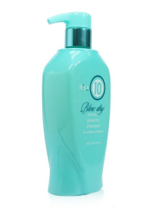 It’s A 10 Blow Dry Miracle Glossing Glaze Conditioner – 10 oz | Intense Shine, Moisture Repair & Heat Protection | Humidity-Resistant & Frizz-Free Formula for Silky, Glossy Hair