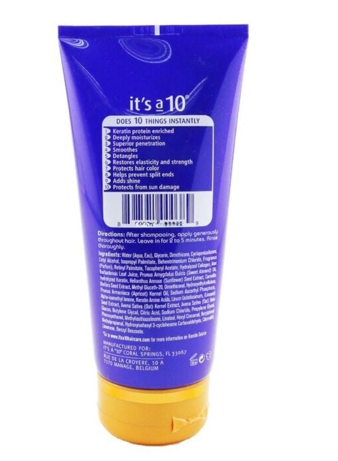 It's a 10 Miracle Deep Conditioner Plus Keratin, Hair revitalization, Keratin and Aloe vera, Heat protection, Smooth and shiny hair 5 fl. Oz