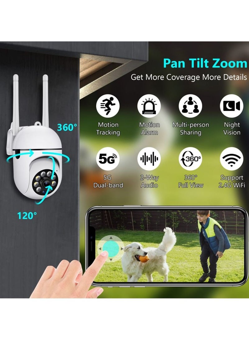 NIP-27 V380 APP 1080P Full color Wireless Camera HD IP Wireless CCTV Camera Waterproof Outdoor WiFi CCTV Security Cameras