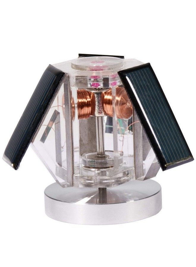 Mini Solar Vertical Mendocino Motor Magnetic Levitating Educational Model Science Physics Toy Qz08A