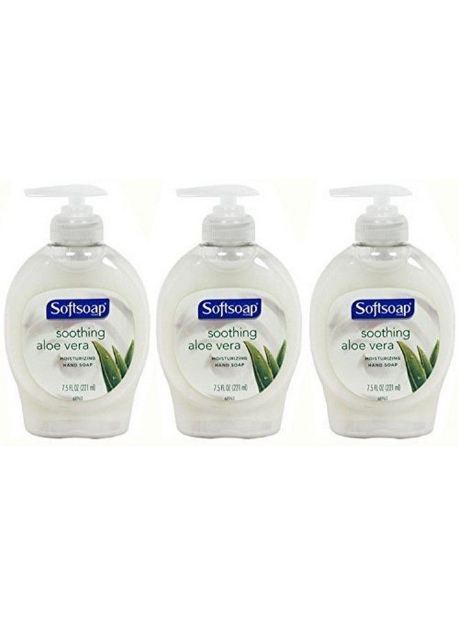 Soothing Aloe Vera Moisturizing Hand Soap 7.5 Ounce (Pack Of 3)