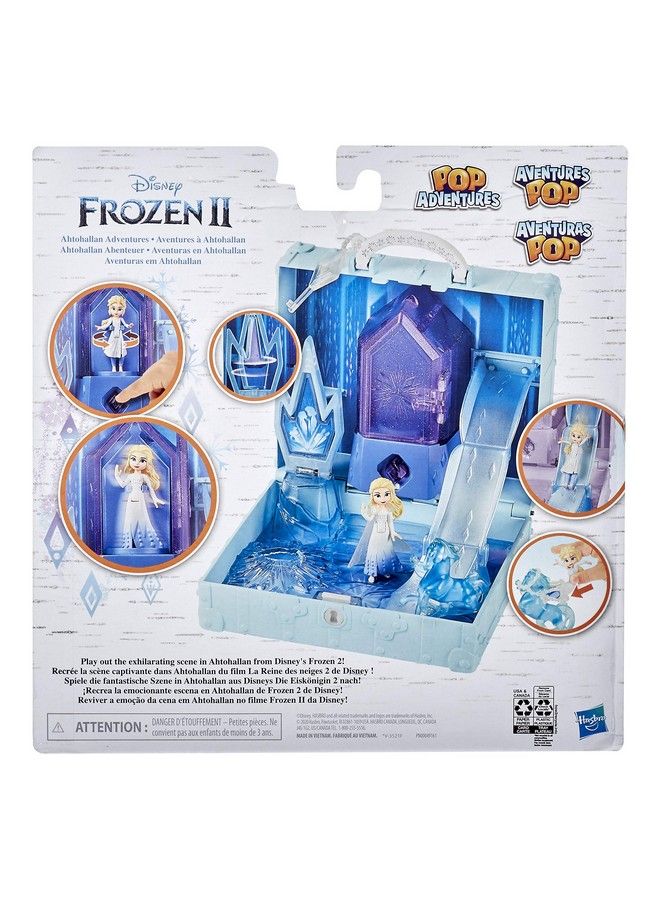 2 Pop Adventures Ahtohallan Adventures Popup Playset With Handle Including 2 Elsa Dolls Toy For Kids