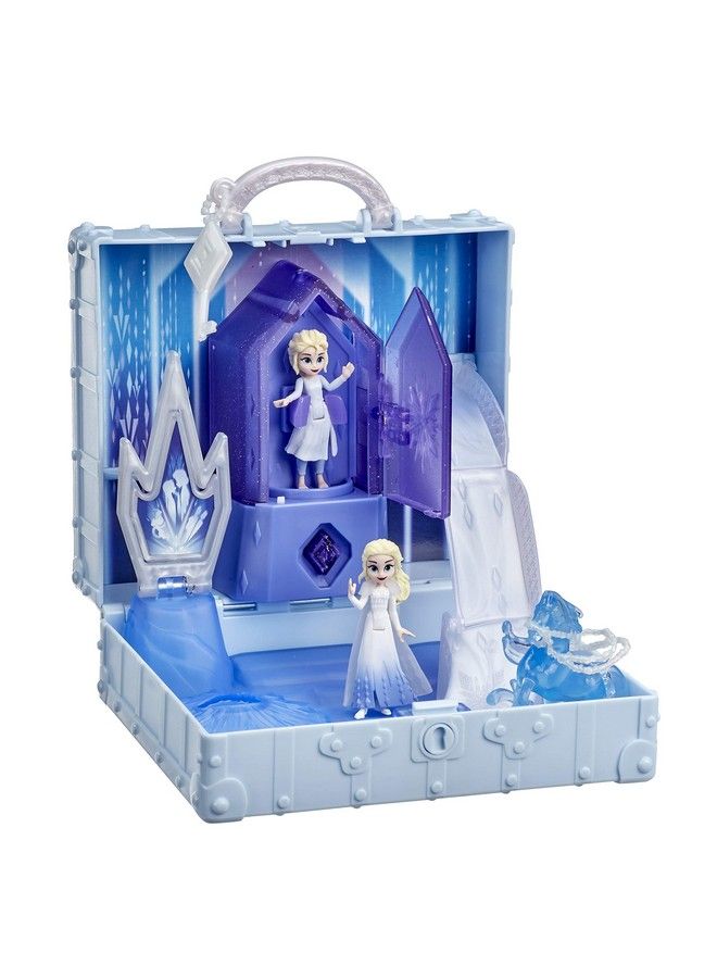 2 Pop Adventures Ahtohallan Adventures Popup Playset With Handle Including 2 Elsa Dolls Toy For Kids