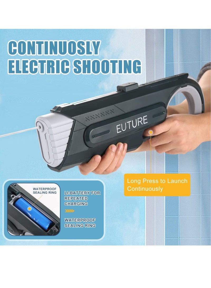 Electric Water Gun, Automatic TikTok Toys, Water Blaster Shooting Outdoor Beach Pool Toys, Water Soaker Gun with Waterproof Gun Toys for Summer Pool Swimming Party for Kids Adults