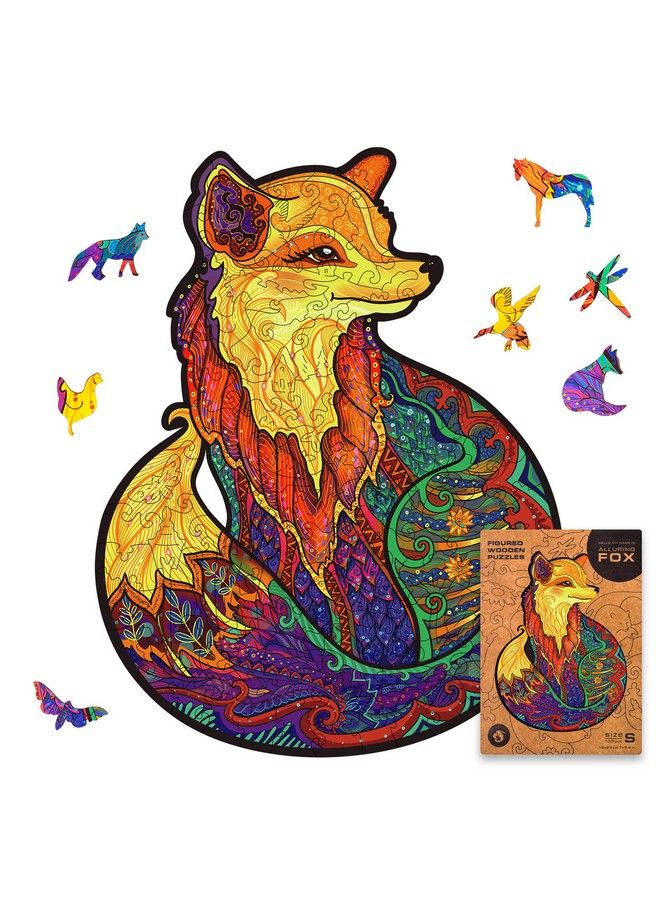 Wooden Jigsaw Puzzles Alluring Fox 103 Pcs Small 7