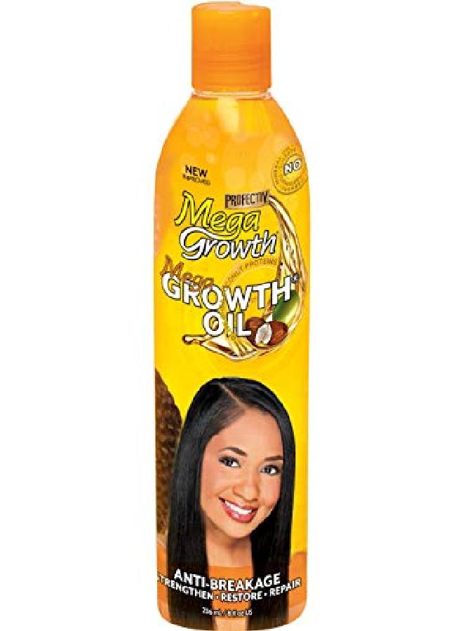 Mega Growth AntiBreakage Hair Growth Oil 8 oz (Pack of 3)