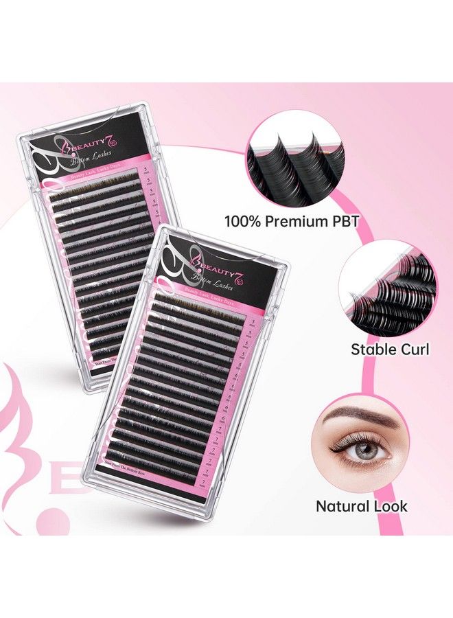 Mixed Volume Under Bottom Lower Individual False Eyelash Extension Tray Matte Synthetic Mink Curl C 0.1Mm Thickness 5 6 7Mm Length