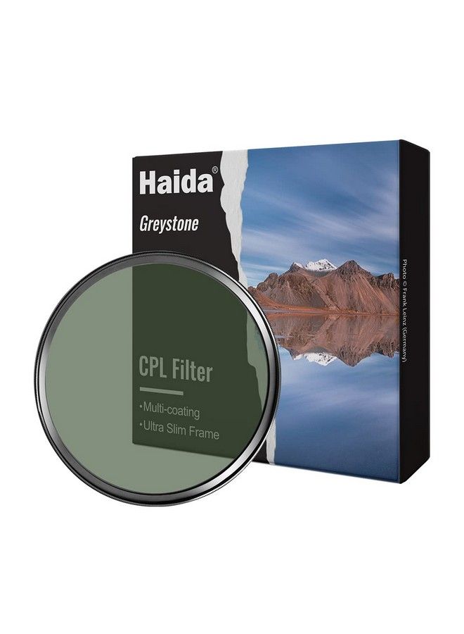 Greystone Cpl Filter Optical Glass Multicoating Nano Coating Waterproof Scratch Resistant Slr Camera Lens Circular Polarizer Filter（52Mm）