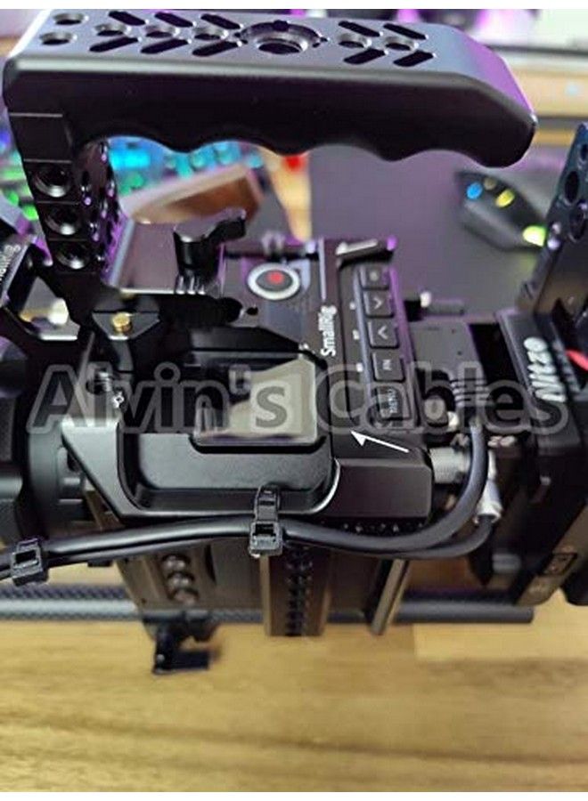 Z Cam E2 L Shape 4K 60P Hdmi Cable Right Angle To Right Angle High Speed Hdmi Cord For Atomos Shinobi Ninja V Monitor And Portkeys Bm5 19.7In 50Cm