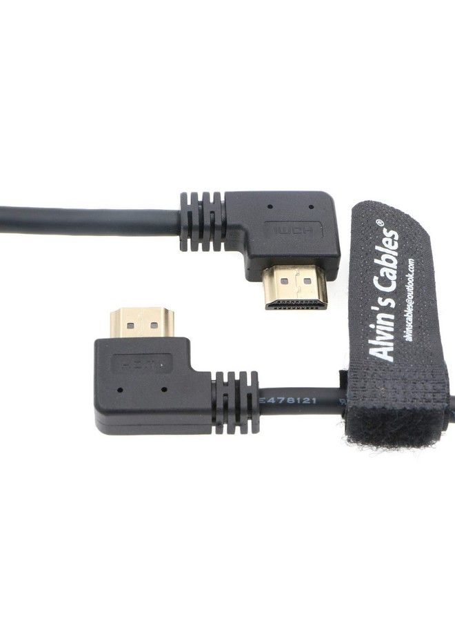 Z Cam E2 L Shape 4K 60P Hdmi Cable Right Angle To Right Angle High Speed Hdmi Cord For Atomos Shinobi Ninja V Monitor And Portkeys Bm5 19.7In 50Cm
