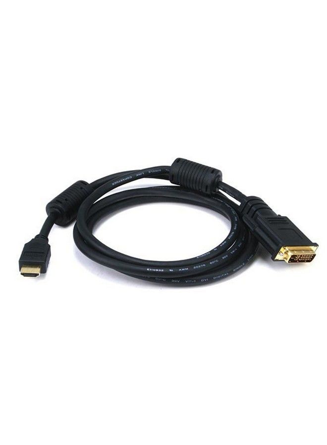 Video Cable 6 Feet Black ; 28Awg Hdmi To Dvid Dual Link M1D (P&D) Ferrite Cores