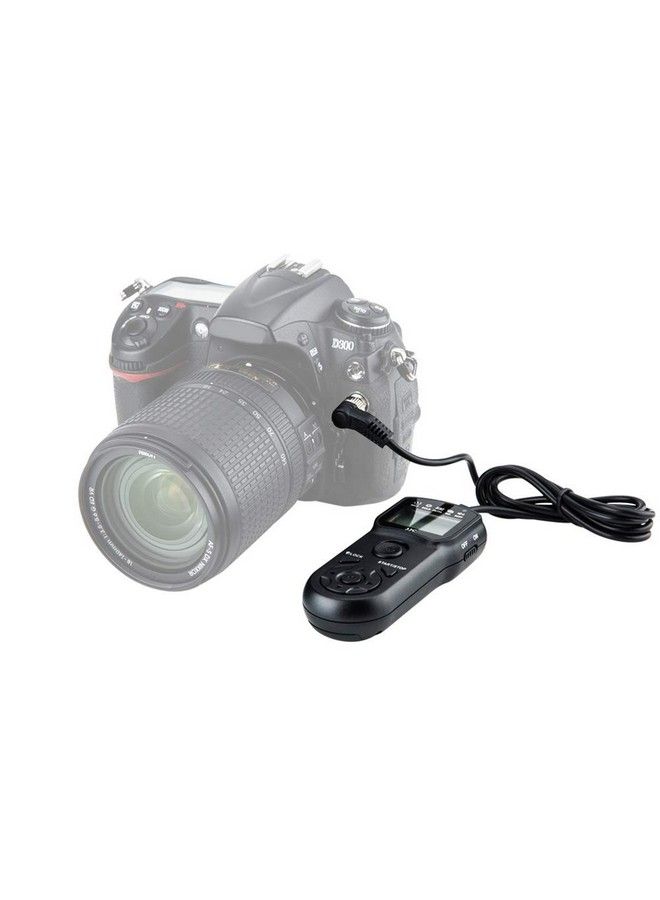 Intervalometer Timer Remote Shutter Release Time Laspe For Nikon Z8 Z9 D850 D810A D810 D800 D800E D700 D500 D5 D4 D4S D3 D3S D2H D2X D2Xs D1H D1 D300S D300 D200 D100 And More Nikon Cameras