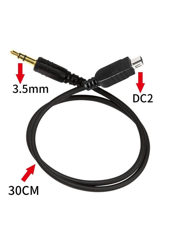 Pixel 3.5Mmdc2 Camera Shutter Connecting Cable Cord Compatible For Nikon Rebel Powershot Pentax Samsung Sigma Cameras Compatible With Pixel Shutter Remote Control Tw283 Series
