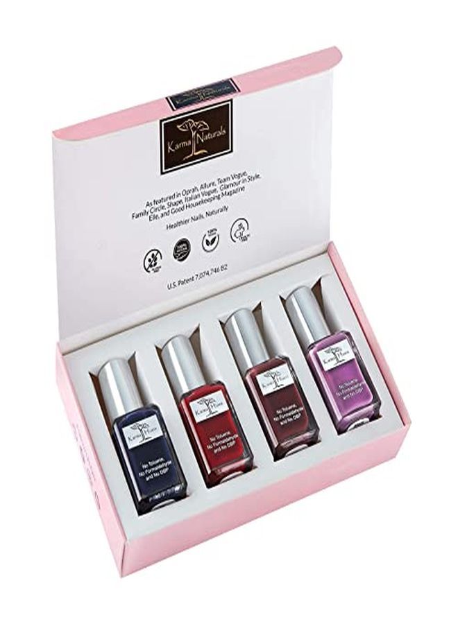 Beautiful Natural Nail Polish Set- Non-Toxic Nail Art, Vegan And Cruelty-Free Nail Paint