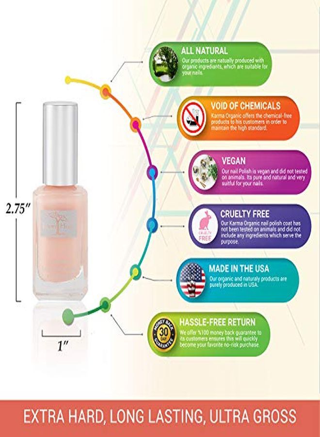 Natural Nail Polish-Non-Toxic Nail Art, Vegan And Cruelty-Free Nail Paint (10 Year Anniversary)