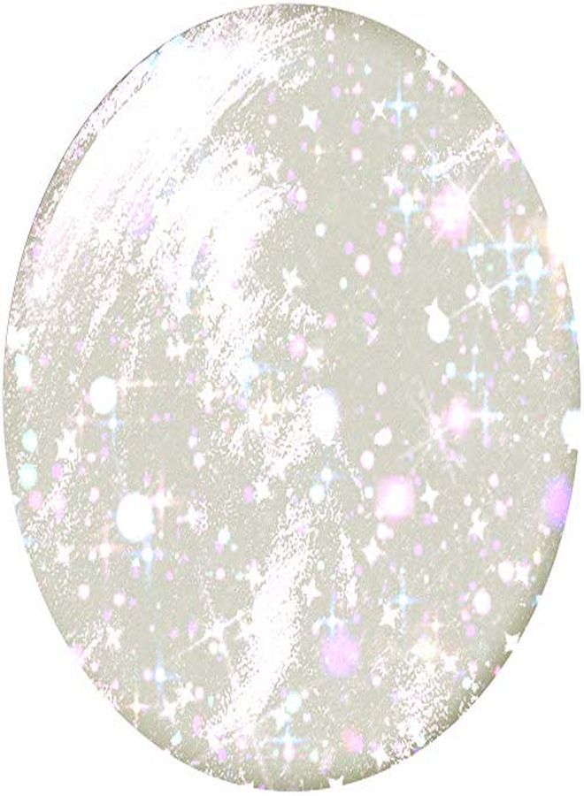 Nail Polish, 758 The Struggle Is Real, White Metallic Glitter Lacquer Opaque Coverage, 0.5 Fl.Oz.