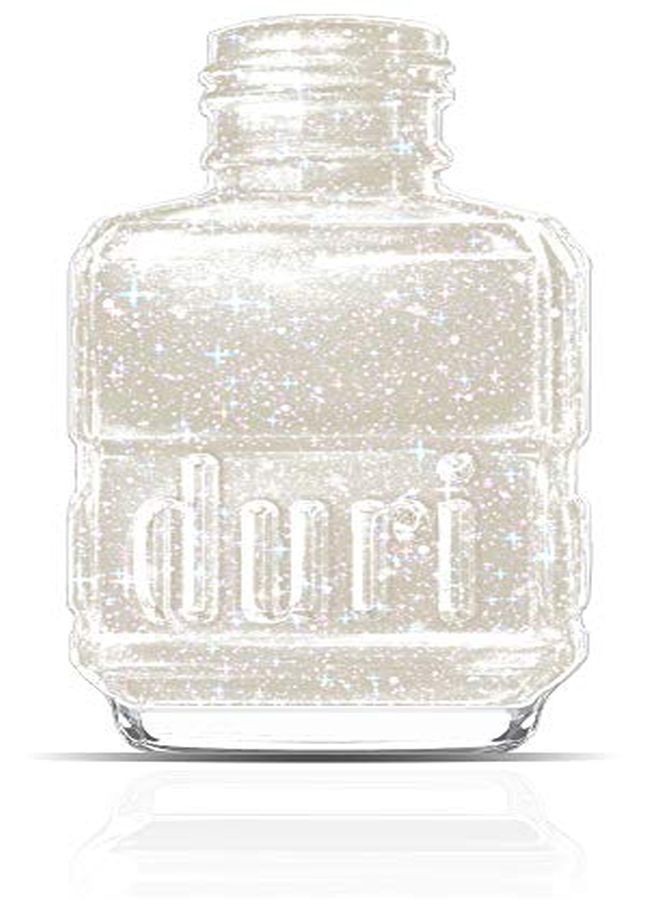 Nail Polish, 758 The Struggle Is Real, White Metallic Glitter Lacquer Opaque Coverage, 0.5 Fl.Oz.