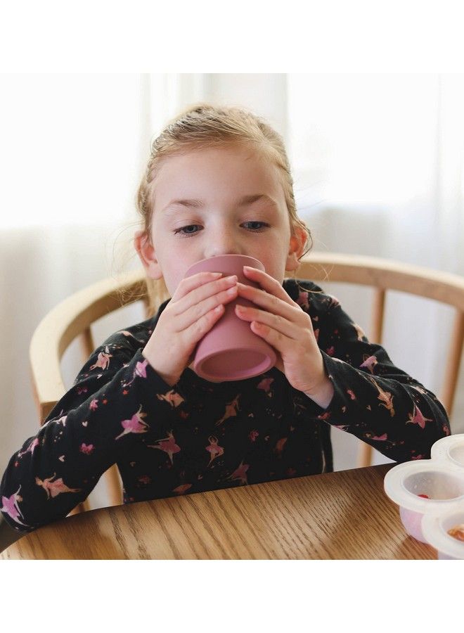 Silicone Baby & Toddler Training Cup Pediatric Ot Approved 100% Platinum Pure Lfgb Silicone Unbreakable Plastic Free Tiny Cup Perfect For Baby Led Weaning (Woodchuck)