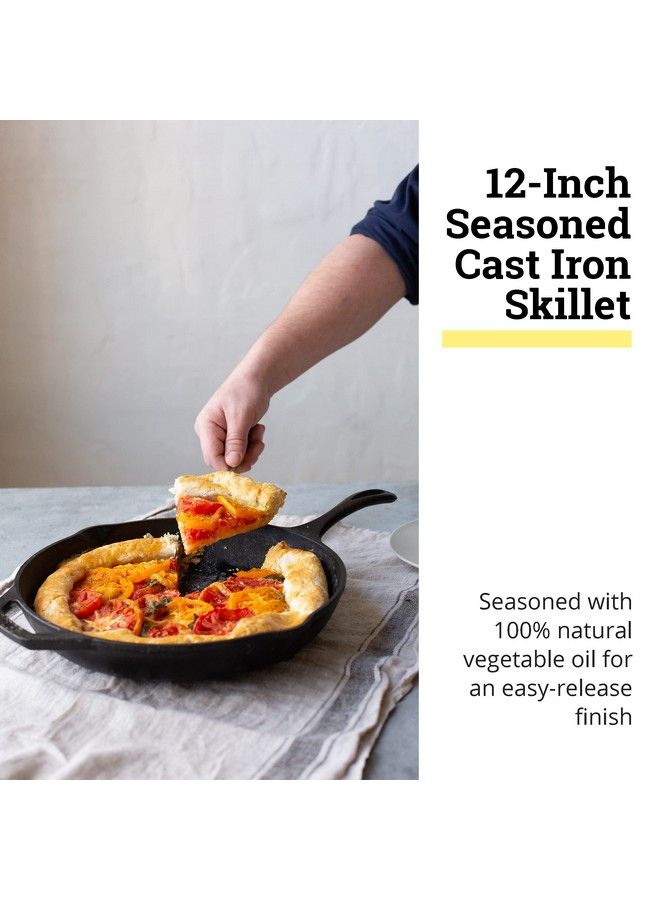 Cast Iron Chef Collection Skillet Pre Seasoned 12 In