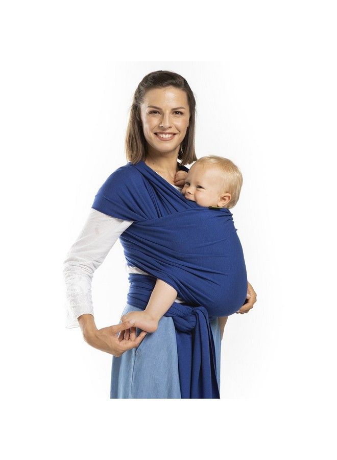 Baby Wrap Carrier Newborn To Toddler Stretchy Baby Wraps Carrier Baby Sling Handsfree Baby Carrier Wrap Baby Carrier Sling Baby Carrier Newborn To Toddler 735 Lbs (Serenity Dark Blue)